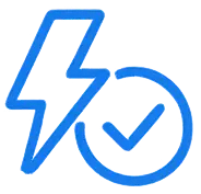an icon resembling fast account activation